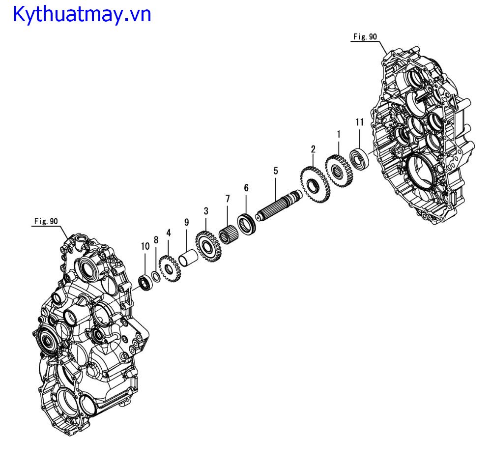 Trục truyền động di chuyển 3